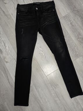 Express Black Skinny Jeans - Womens